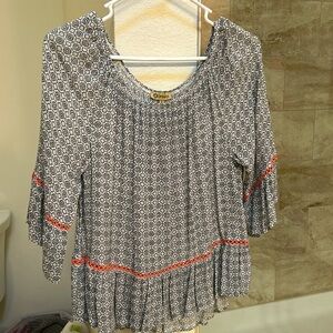 Democracy womens size S blouse shirt top